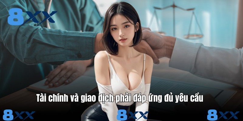 Tài chính và giao dịch phải đáp ứng đủ yêu cầu
